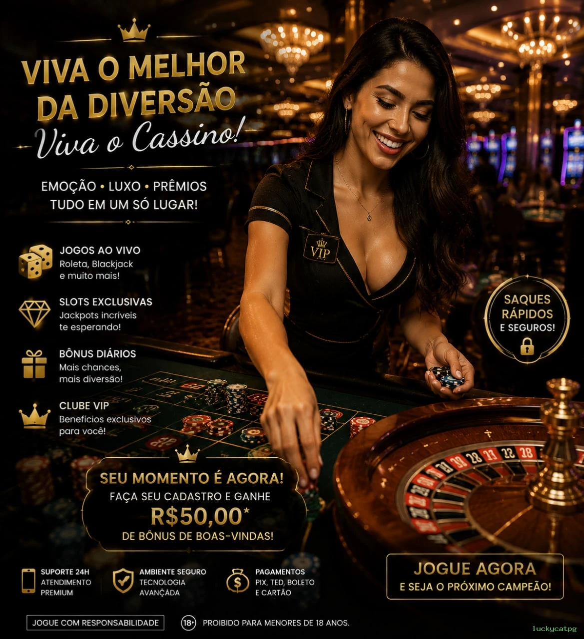 Configurações úteis dentro do app luckycatpg